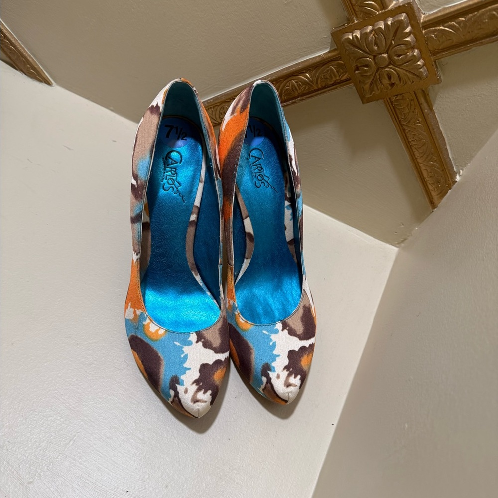 Carlos by Carlos Santana Multicolor Heels